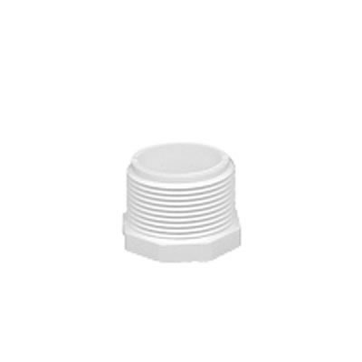 "Build Your Own" 1/2" PVC Threaded Plug (5 pack) 