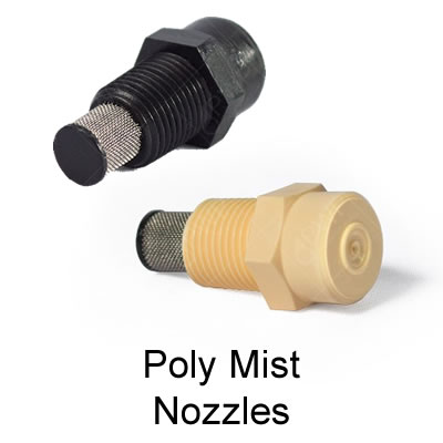 1 GPH Poly Mist Nozzle