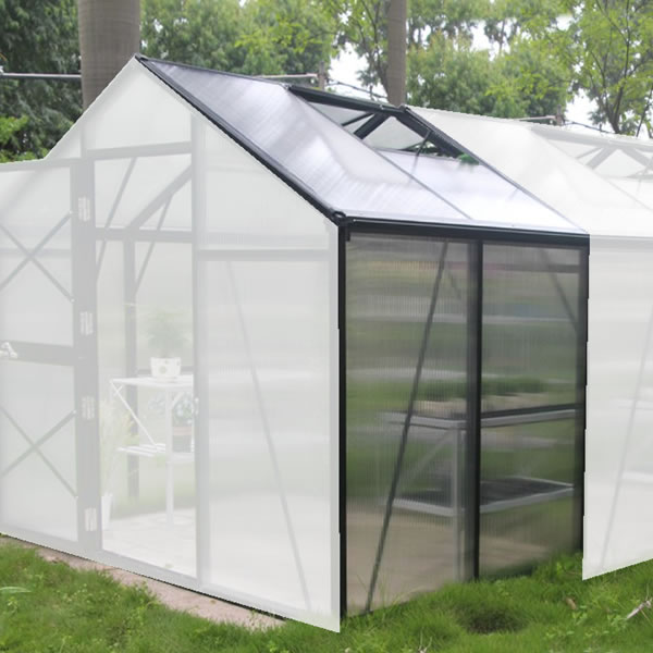 Grow More 6' 6" Greenhouse Extension for GM10
