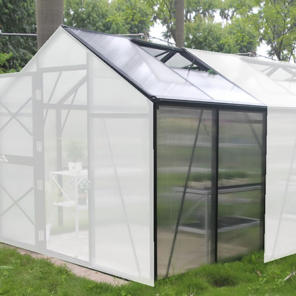 Grow More 6' 6" Greenhouse Extension for GM10 - 2533150