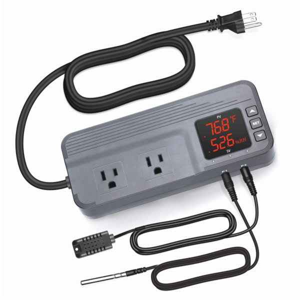 Plug-in Digital Temperature & Humidity Controller