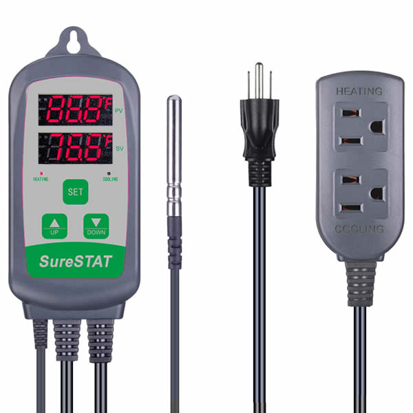 Surestat DT20 Portable Plug-In Digital Temperature Control & Timer