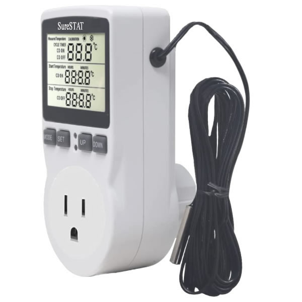 SureStat DT20 Plug-in Digital Thermostat / Cycle Timer - 4821220